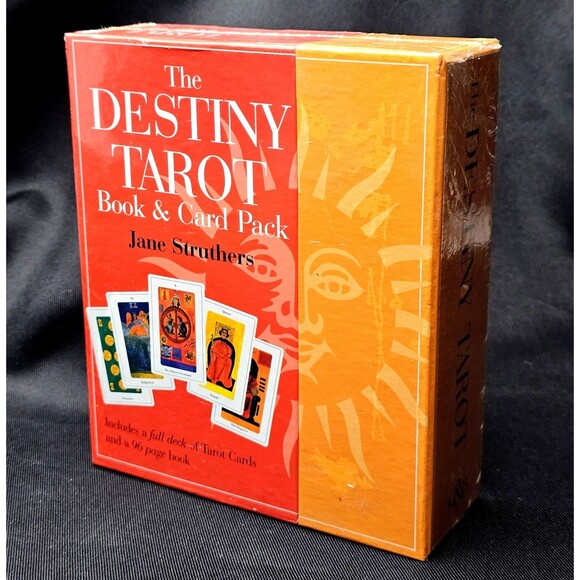 VTG Destiny Tarot Boxed Set  w Book Jane Struthers HTF 2000 BRAND NEW SEALED! - Picture 4 of 6